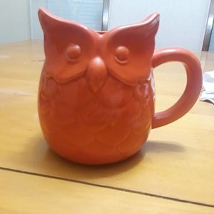 Owel mug - color orange